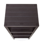 RECTANGULAR RACK LOMBOK 4 LEVELS BROWN